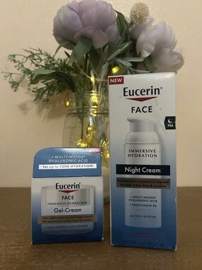 Eucerin Face Immersive Hydration Gel-Cream & Night Cream